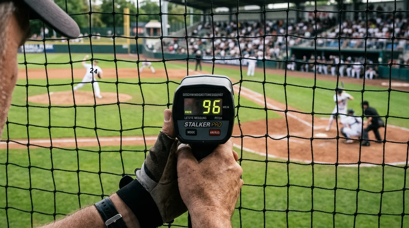 Baseball-Radargerät mit Geschwindigkeitsanzeige für MLB-Statistiken