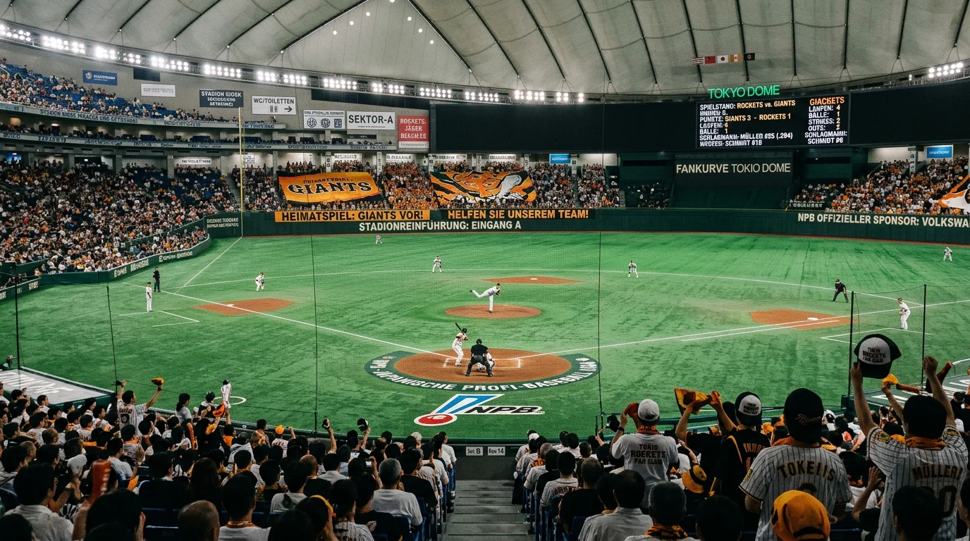 Nippon Professional Baseball NPB Stadion in Japan für Wettende