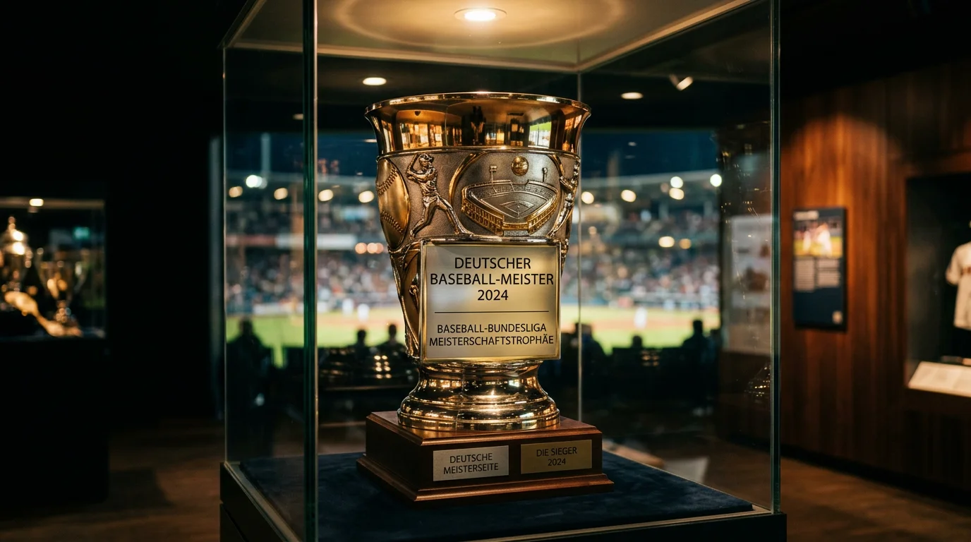 Baseball-Championship-Trophäe als Symbol für World-Series-Wetten